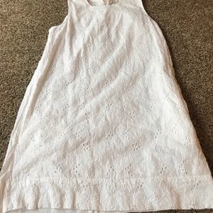 White summer dress.